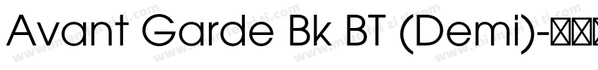 Avant Garde Bk BT (Demi)字体转换